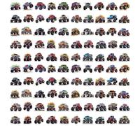 100 Adesivi Per Auto Con Mostri Di Cartoni Animati, Adesivi Graffiti Impermeabili, Adesivi Decorativi Fai Da Te Personalizzati, Adatti Per Skateboard, Libri, Dispositivi Intelligenti E Bagagli