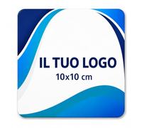 100 Adesivi personalizzati, etichette adesive personalizzate, stampa il tuo logo, la tua immagine, crea i tuoi sticker personalizzati, Etichette Rettangolari (10x10 cm)