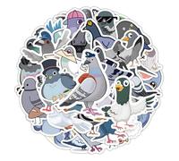 100 Adesivi Piccione, Adesivi Simpatico Cartone Animato, Adesivi Graffiti, Adesivi Decorativi Con Animali, Adesivi Impermeabili, Può Decorare Bagagli, Chitarre, Quaderni