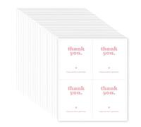 100 adesivi rettangolari per decorazioni per matrimoni, feste di compleanno, adatti per confezioni regalo e adesivi di ringraziamento per feste per imballaggi