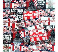100 adesivi Stoke City ispirati a SCFC Ultras Potters, bandierine per sciarpe