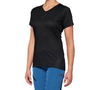 100% Airmatic Black Maglia da donna per bicicletta a maniche corte, nero, Taglia XL