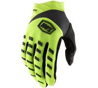 100% Airmatic Guanti da bicicletta, giallo/nero, Taglia 2XL
