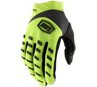 100% Airmatic Guanti da bicicletta, giallo/nero, Taglia S