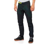 100% Airmatic LE Pantaloni da bicicletta, nero/verde, Taglia 28