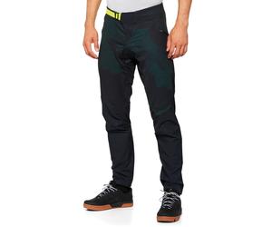 100% Airmatic LE Pantaloni da bicicletta, nero-verde, taglia 34 per maschi