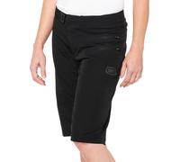100% Airmatic Pantaloncini da bicicletta da donna, nero, Taglia M