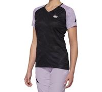 100% Airmatic Short Sleeve Women's Jersey 2022 Black / Lavender S