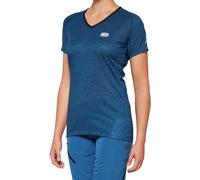 100% Airmatic Slate Blue Maglia da donna per bicicletta a maniche corte, blu, Taglia M