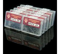 100 ami da pesca tripli per la pesca del pesce gatto, in acciaio al carbonio, per esche morbide, con scatola per il trasporto (10#)