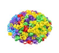 100 anelli per zampe di pollo, anatra, oca, strumento di identificazione, etichetta vuota per zampe, diametro interno 16/18/20/25 mm,18 mm