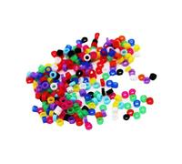100 Anelli per Zampe di Uccelli - 2-5 mm Diametro Interno, Colori Misti - per Pappagalli, Fringuelli, Canarini, Uccelli da Gabbia - Anelli di Marcatura in Plastica Resistente,3 mm