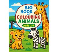 100 Animals Coloring Book & Fun Facts for Kids: Explore the Animal Kingdom with Engaging Coloring Pages and Educational Information