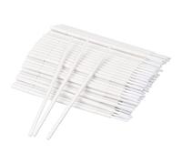 100 applicatori, tamponi per extension per ciglia, pennello per innesto delle ciglia, mascara per trucco, pulizia orale e pulizia (bianco)