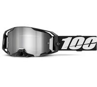 100% ARmatic Occhiali da motocross, Bianco/nero
