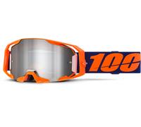 100% ARmatic Occhiali da motocross, blu-arancione per maschi
