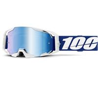 100% ARmatic Occhiali da motocross, blu/bianco