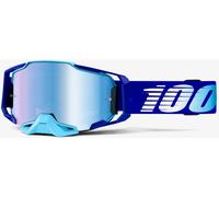 100% Armega Essential Chrome Occhiali da motocross, blu