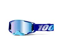 100% Armega Essential Chrome Occhiali da motocross, blu