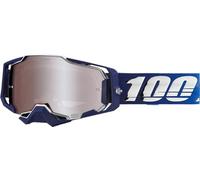 100%, ARMEGA HIPER Goggle Novel - Mirror Silver Flash Lens, Adult