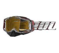 100percent Armega Snow Oversized Off-road Goggles Rosso Yellow Clear
