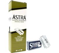 100 Astra Platinum lamette e 5 Sharp Titanium
