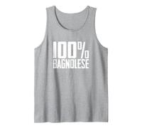 100% Bagnolese Bagnoli Irpino Canotta, Uomo, Grigio Melange, S