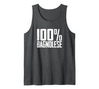 100% Bagnolese Bagnoli Irpino Canotta, Uomo, Grigio Scuro, M