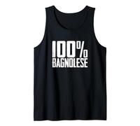 100% Bagnolese Bagnoli Irpino Canotta, Uomo, Nero, XXL