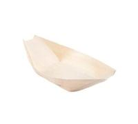 100 BARCHETTE IN LEGNO 9,5 x 5 cm Aperitivo Finger Food Coppette Bambu