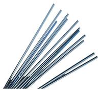100 barre di lucite, barre di lecca-lecca, barre acriliche multicolori da 100 mm a 250 mm for decorazioni for torte con pennoni, modelli fai da te(Blu,3x150mm)