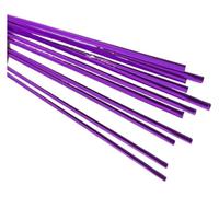 100 barre di lucite, barre di lecca-lecca, barre acriliche multicolori da 100 mm a 250 mm for decorazioni for torte con pennoni, modelli fai da te(Purple,3x100mm)