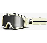 100% Barstow Arno Occhiali da motocross, argento specchiato