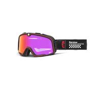 100 Percent Barstow Erban, occhiali a specchio male Nero Rosso Scuro A Specchio