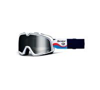 100% MASCHERA BARSTOW LUCIEN - LENTE A SPECCHIO ARGENTO