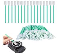 100 bastoncini di pulizia in schiuma, tamponi di cotone lunghi, tamponi di cotone sterili, tamponi di cotone, tamponi di cotone per la pulizia delle lenti a getto d'inchiostro