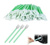 100 bastoncini di pulizia, tamponi di cotone lunghi, bastoncini di schiuma per la pulizia, tamponi di cotone sterili, tamponi di cotone, tamponi di cotone a punta per la pulizia delle lenti a getto