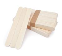 100 Bastoncini Legno 16x150mm,Bastoncini Legno Per Lavoretti,Bastoncini,Abbassalingua,Spatola,Legnetti Per Lavoretti Bricolage,Ghiaccioli,Stecche Di Legno Gelato,Bastoncini Ceretta,Batonnet in legno