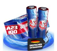100 batterie alcaline A23 12 V Wilhelm MN21 V23GA 23A L1028 12 Volt 55 mAh