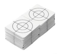 100 bersagli riflettenti con mirino per la misurazione e il monitoraggio della stazione totale in applicazioni di ponte, tunnel e ingegneria edile (4 cm x 4 cm)