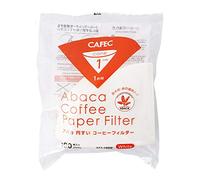 100 bicchieri di carta a forma di cono con filtro Abaca - Made in Japan by CAFEC