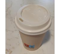 100 BICCHIERI DI CARTA + COPERCHI ASPORTO CAPPUCCINO ML210 CAFFE' ESPRESSINO BAR
