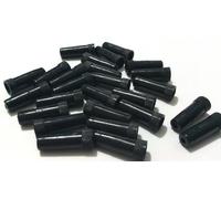 100 Bicicletta Plastica Freno Cavo Alloggiamento Boccole Cappello 5MM Nuovo