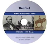 100 BOOKS - Guilford - Connecticut Town County North Carolina Historic - CD/DVD