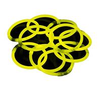 100 braccialetti luminosi Premium Glowhouse, Gelb, Gomma