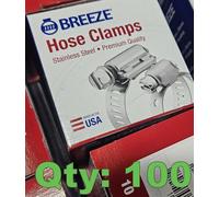 (100) Breeze Mini 3610 Acciaio Inox Fascette Stringitubo 1.4cm - 1-0.2cm Id