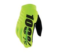 100 Percent Brisker, guanti L male Giallo Fluo/Nero