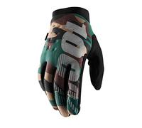 100% Brisker, Guanti Uomo, Camouflage/Nero, L