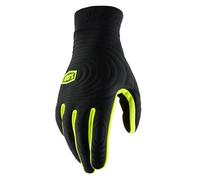 100% Brisker Xtreme Gloves Black / Fluo Yellow S