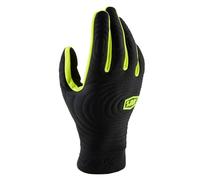 §Guanti Cross 100% Brisker Xtreme Nero-Giallo Fluo§